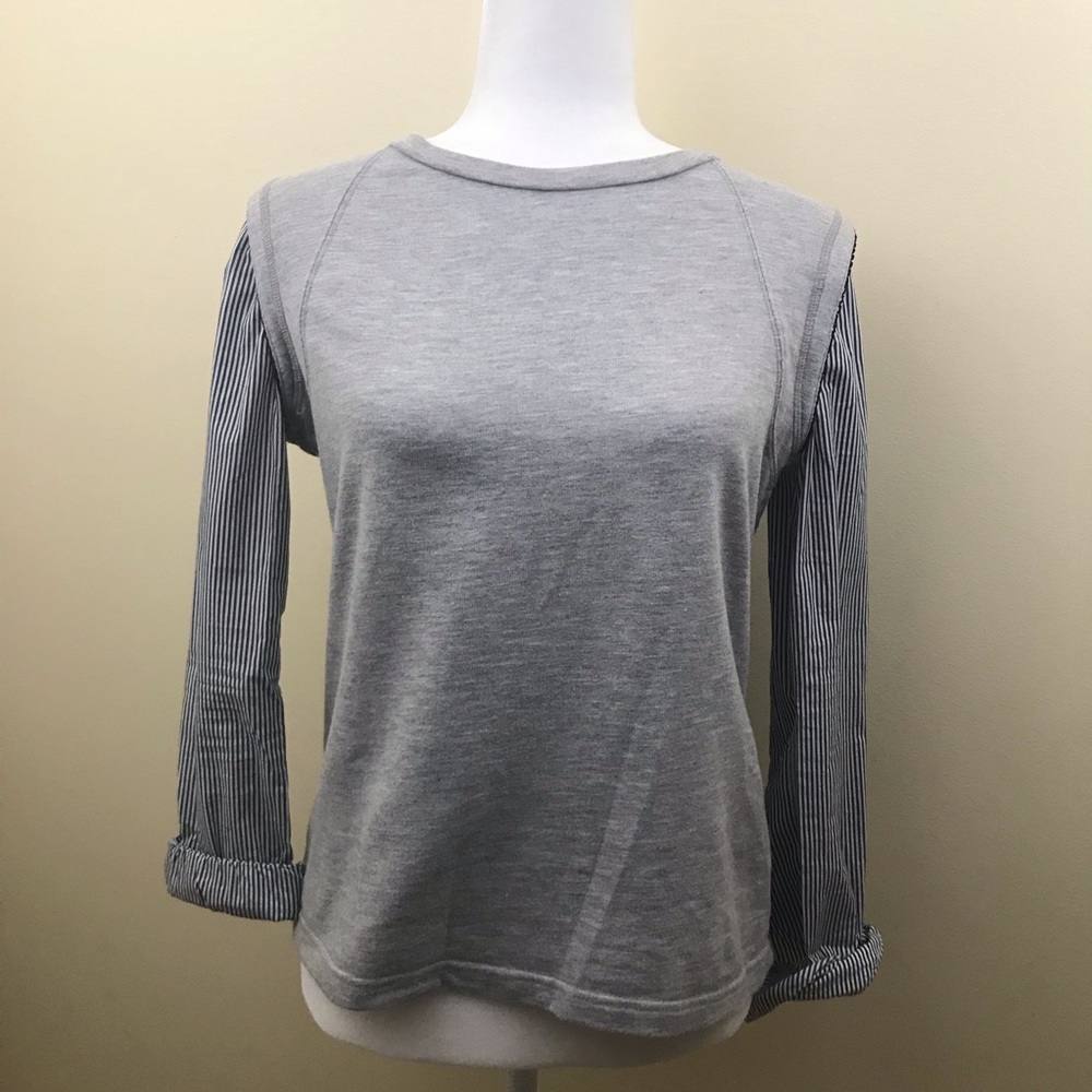 Princess Vera Wang multi pullover Sz M grey